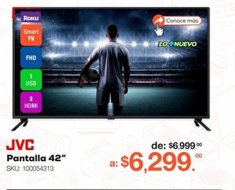 RadioShack Pantalla jvc roku si42fr / 42 pulgadas / full hd / smart tv oferta