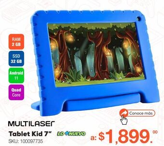RadioShack Tablet stf kid 7 / 2gb ram / 32gb ssd / 7 pulg. / azul oferta