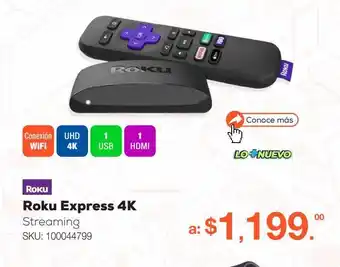 RadioShack Roku express 4k 2021 / ultra hd 4k / hdmi / negro oferta