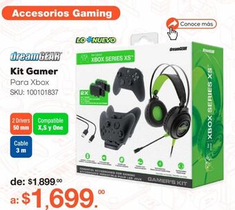 RadioShack Kit gamer para xbox dreamgear dgswo-6553 oferta
