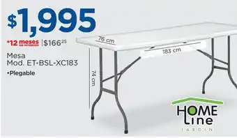 Chedraui Mesa plegable home line oferta