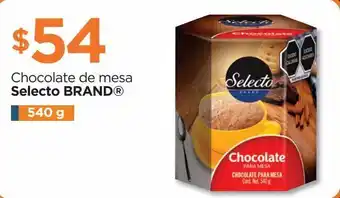 Chedraui Chocolate de mesa selecto brand 540g oferta