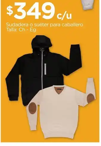 Chedraui Sudadera o suéter para caballero oferta