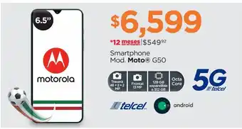 Chedraui Smartphone moto g50 motorola oferta