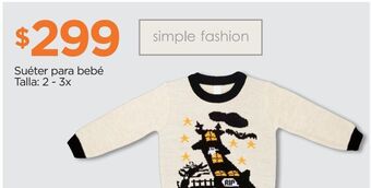 Chedraui Suéter para bebé oferta