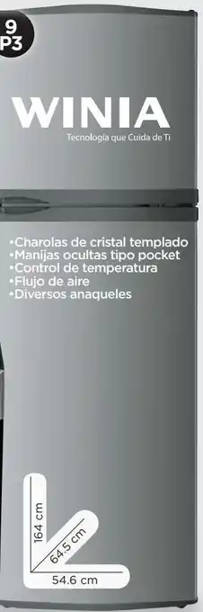 Chedraui Refrigerador winia oferta