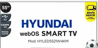 Chedraui Hyundai webos smart tv 55" oferta