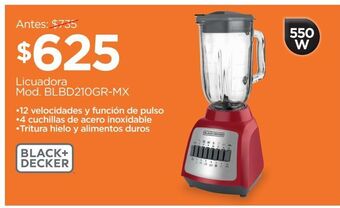Chedraui Licuadora black and decker oferta