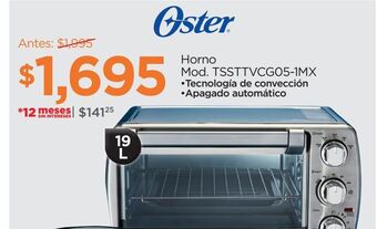 Horno eléctrico oster