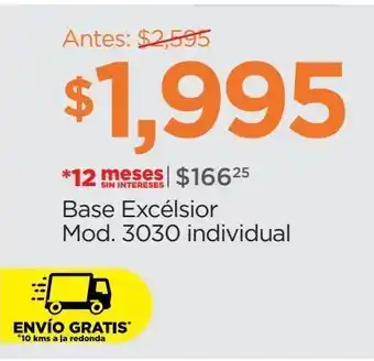 Chedraui Base excélsior individual oferta