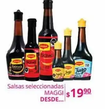 La Comer Salsas seleccionadas maggi oferta