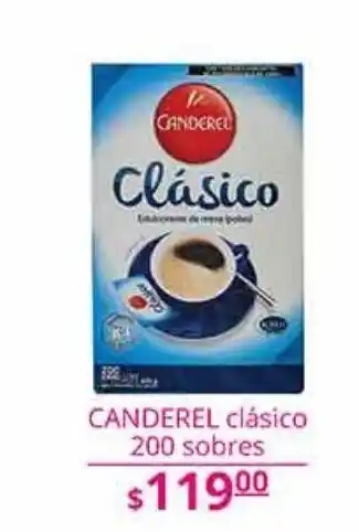 Endulzante canderel clásico 200 sobres
