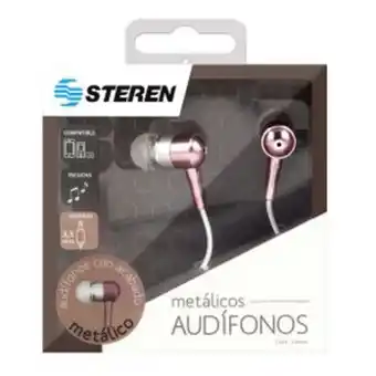 El Bodegón Audífonos steren acabado metálico ensalada aud-304 oferta