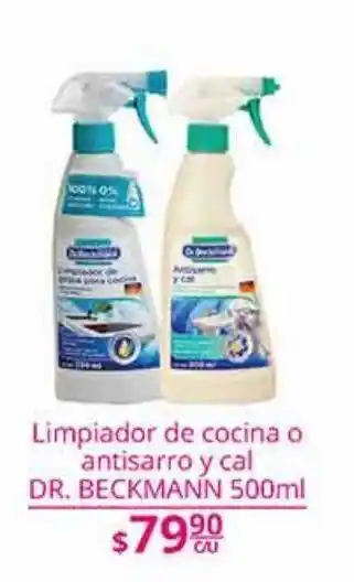 La Comer Limpiador de cocina o antisarro y cal dr beckmann 500ml oferta