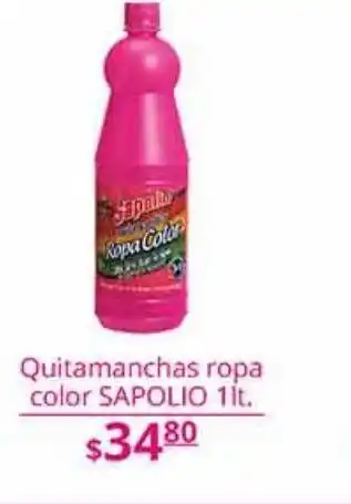 La Comer Quitamanchas ropa color sapolio 1l oferta