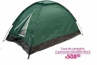 La Comer Casa de campaña 2 prsonas golden hills oferta