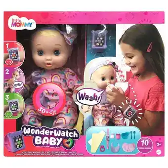 Juguetibici Muñeca little mommy wonderwatch baby overol morado oferta