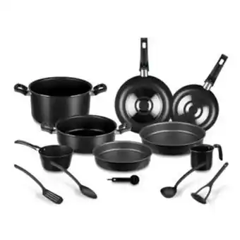 El Bodegón Batería de cocina 17 piezas vasconia esencial hecha de aluminio oferta