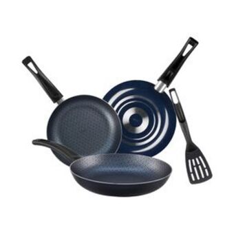El Bodegón Juego de sartenes azules 3 piezas ekco classic hechos de aluminio oferta