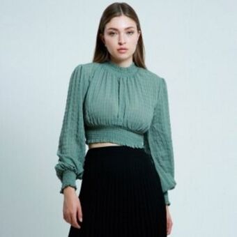 Chapur Blusa manga larga oferta