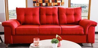 Muebles Dico Sofá uma rojo oferta