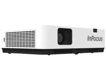 Proyector infocus in1034, resolución de 1024 x 768, contraste 50,000:1 y 4,800 ansi-lumens.