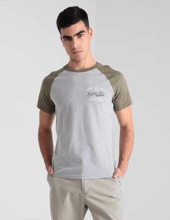 Suburbia Playera mossimo cuello redondo estampado jaspeado para hombre oferta