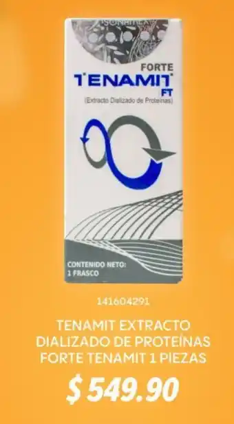 Tenamit extracto dializado de proteínas forte 1 piezas