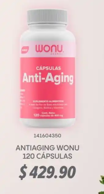 GNC Antiaging wonu 120 cápsulas oferta