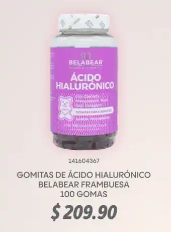 GNC Gomitas de ácido hialurónico belabear frambuesa 100 gomas oferta