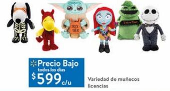 Walmart Variedad de muñecos licencias oferta