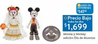 Walmart Minnie y mickey edición día de muertos oferta