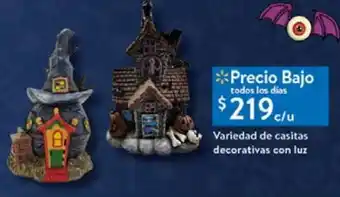 Casitas decorativas con luz