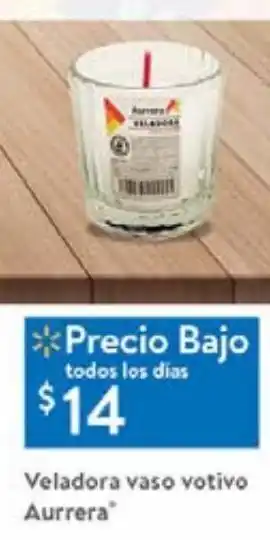 Walmart Veladora vaso votivo aurrera oferta