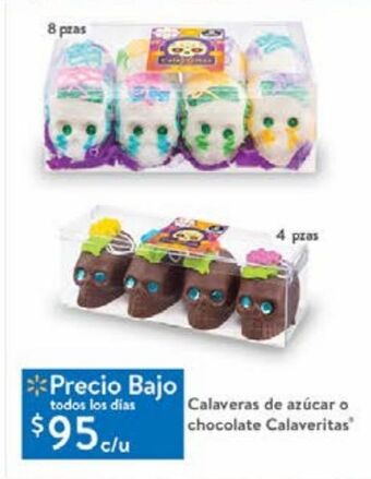Walmart Calaveras de azúcar o chocolate calaveritas oferta