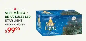 DelSol Serie mágica de 100 luces led star light oferta
