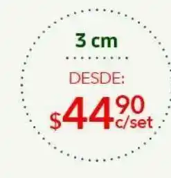 DelSol Set con 24 esferas 3cm oferta