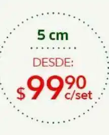 DelSol Set con 24 esferas 5cm oferta