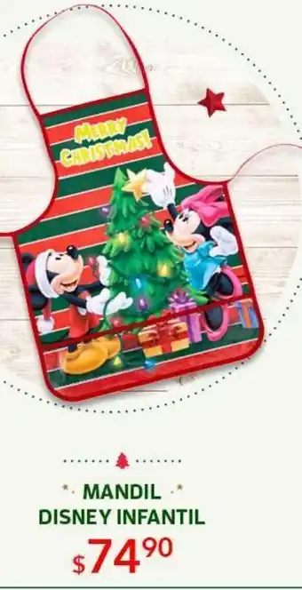 Mandil disney infantil
