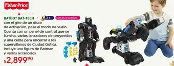 DelSol Batbot bat tech fisher price oferta
