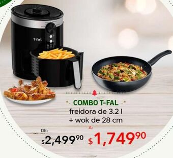 DelSol Combo t-fal freidora + wok oferta