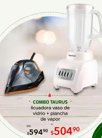 DelSol Combo licuadora + plancha taurus oferta
