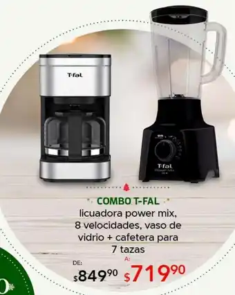 DelSol Combo t-fal licuadora + cafetera oferta