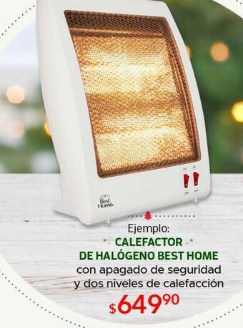 Calefactor de halógeno best home
