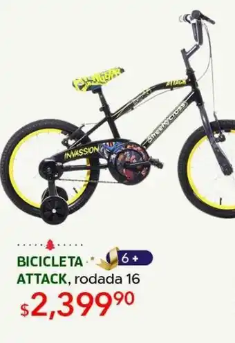 Bicicleta attack rodada 16