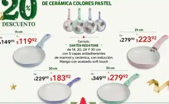 DelSol Sartén redstone 14cm oferta