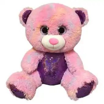 Sam's Club Oso de peluche hugfun con lentejuelas rosa oferta