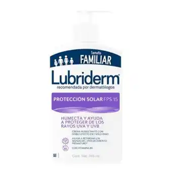 Sam's Club Crema corporal lubriderm protección solar oferta