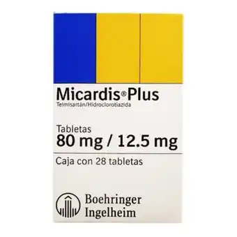 Micardis plus 80 mg/ 12.5 mg 28 tabletas
