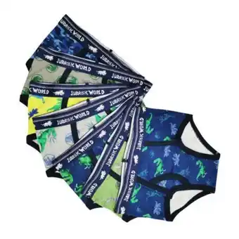Calzoncitos para niño jurassic world talla 8-9 pack con 7 pzas